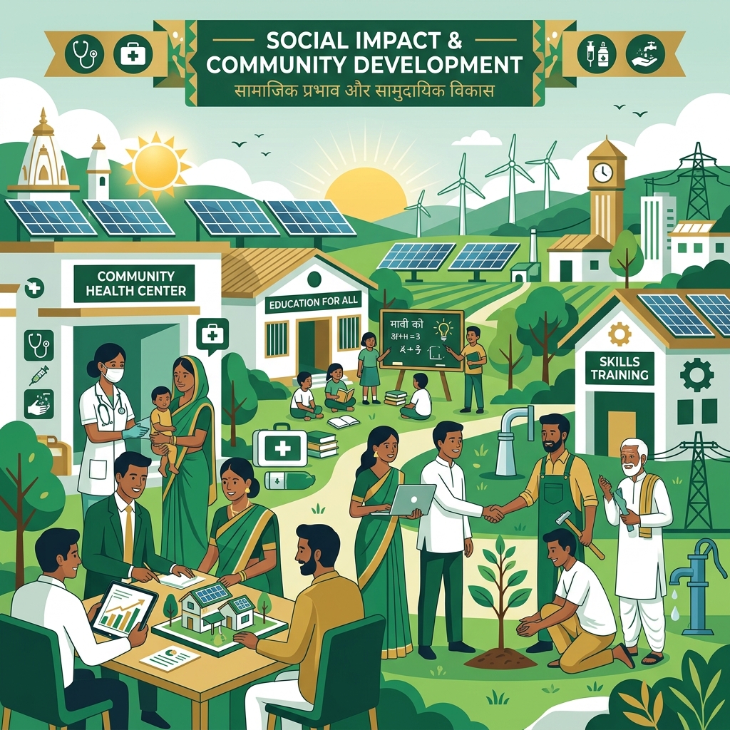 Edustan Social Impact and Community Development illustration